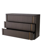 Eichholtz Drawer Dresser Modesto S mocha oak veneer The Modesto Dresser is a harmonious symphony of elegance and functionality. Crafted with utmost prec
