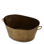 Eichholtz Wine Cooler Barletta L vintage brass finish Explore the Eichholtz Barletta L Wine Cooler, a handcrafted piece distinguished by its refined bambo - 4