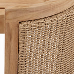 Eichholtz Outdoor Coffee Table Marenzo natural teak faux rattan Transform outdoor lounging with the Outdoor Coffee Table Marenzo, featuring a sustainably sourced te - 8