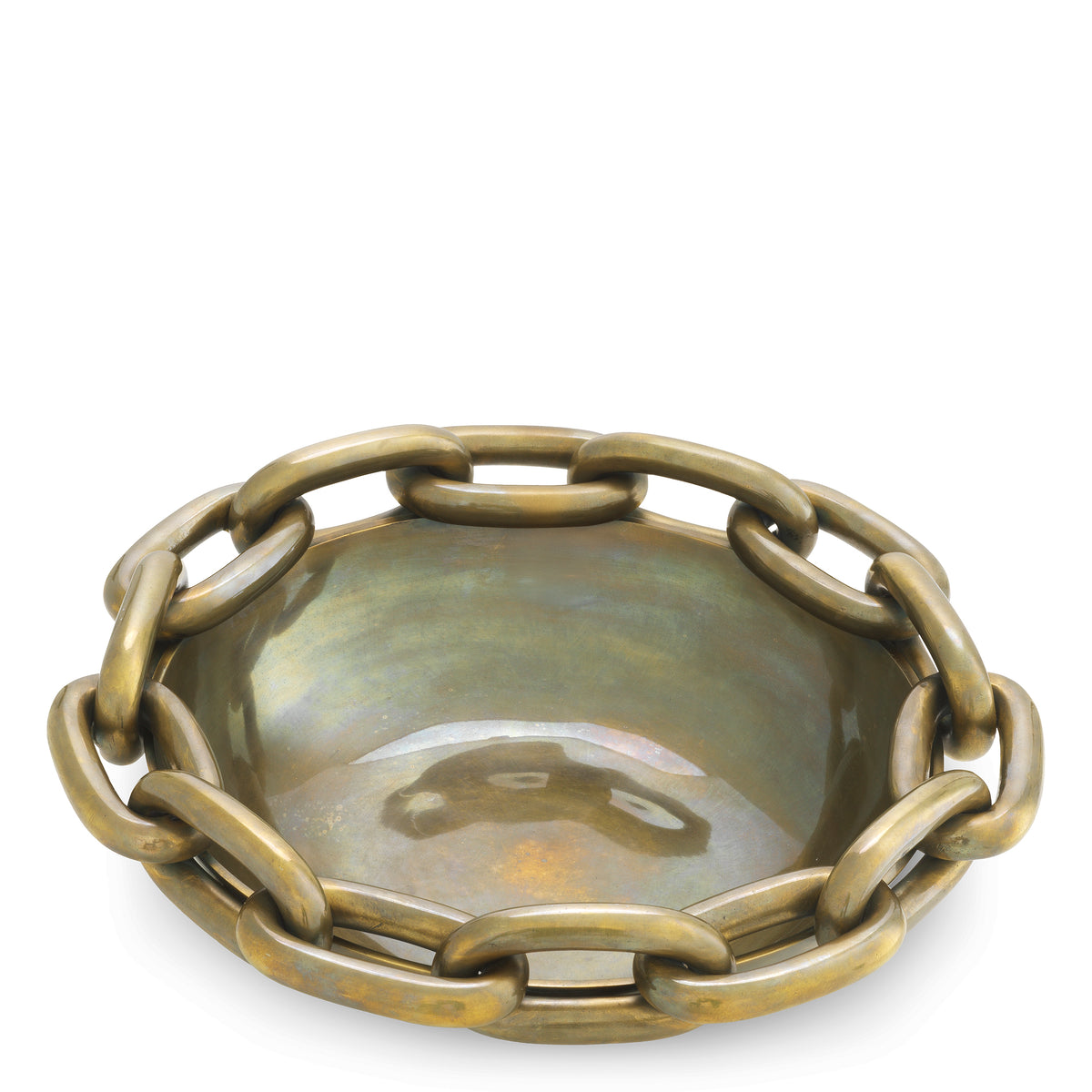 Eichholtz Bowl Merona vintage brass finish Add a touch of sophistication to your homeware accessories collection with the Eichholtz Merona Bowl - 2