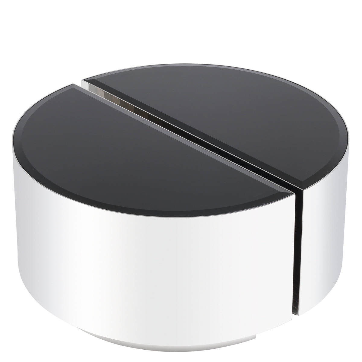 Eichholtz Side Table Astra polished ss set of 2 This stunning set of 2 semi-circular Astra Side Tables will give you a lot of layout options. Each t