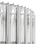 Eichholtz Chandelier Gigi L nickel finish Capture the look of pure luxury with the Gigi L Chandelier. Like a glamorous piece of jewellery, thi