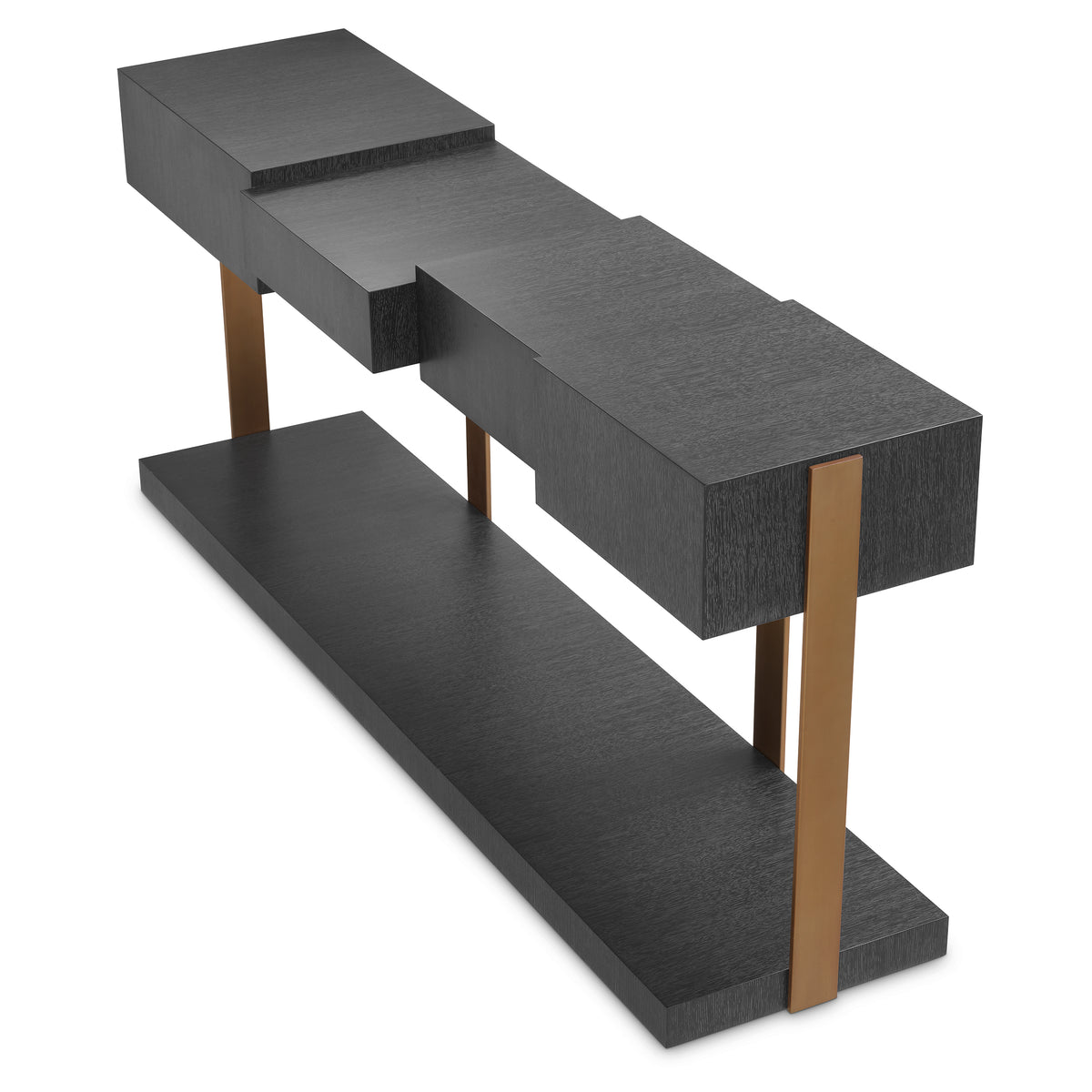 Eichholtz Console Table Nerone charcoal grey oak veneer Give your hallway or living room a real modern feel with Console Table Nerone. Supremely stylish an