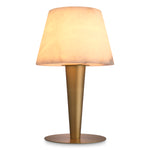 Eichholtz Table Lamp Scarlette antique brass finish The Table Lamp Scarlette is a true work of art. Its antique brass finish emanates a captivating warm