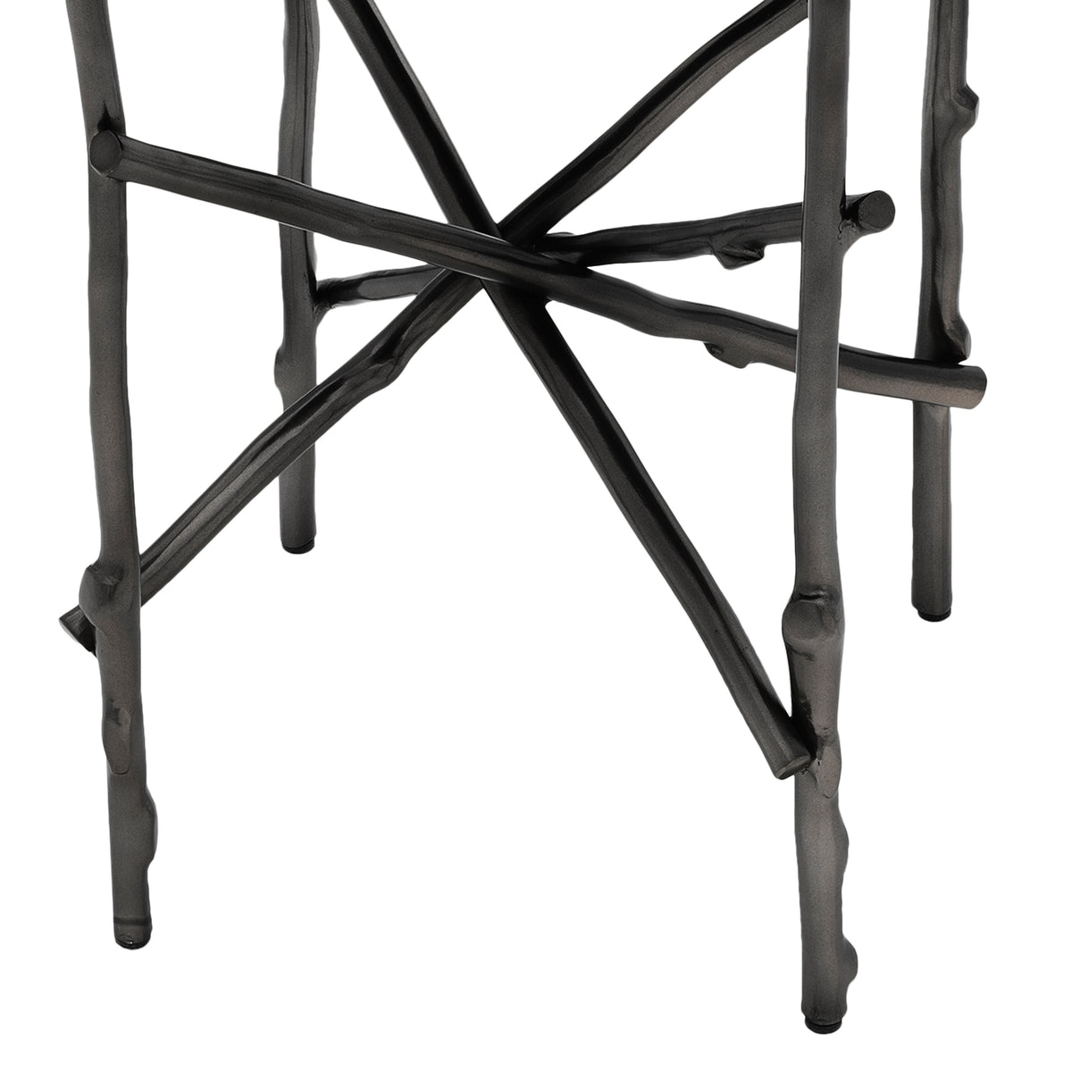 Eichholtz Side Table Tomasso bronze finish portoro marble Conjure up a royal atmosphere in your home with the first-rate Tomasso Side Table. Featuring dark