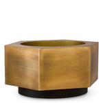 Eichholtz Planter Montura low vintage brass finish Transform your interior greenery with the Planter Montura in vintage brass finish, a handmade stainl