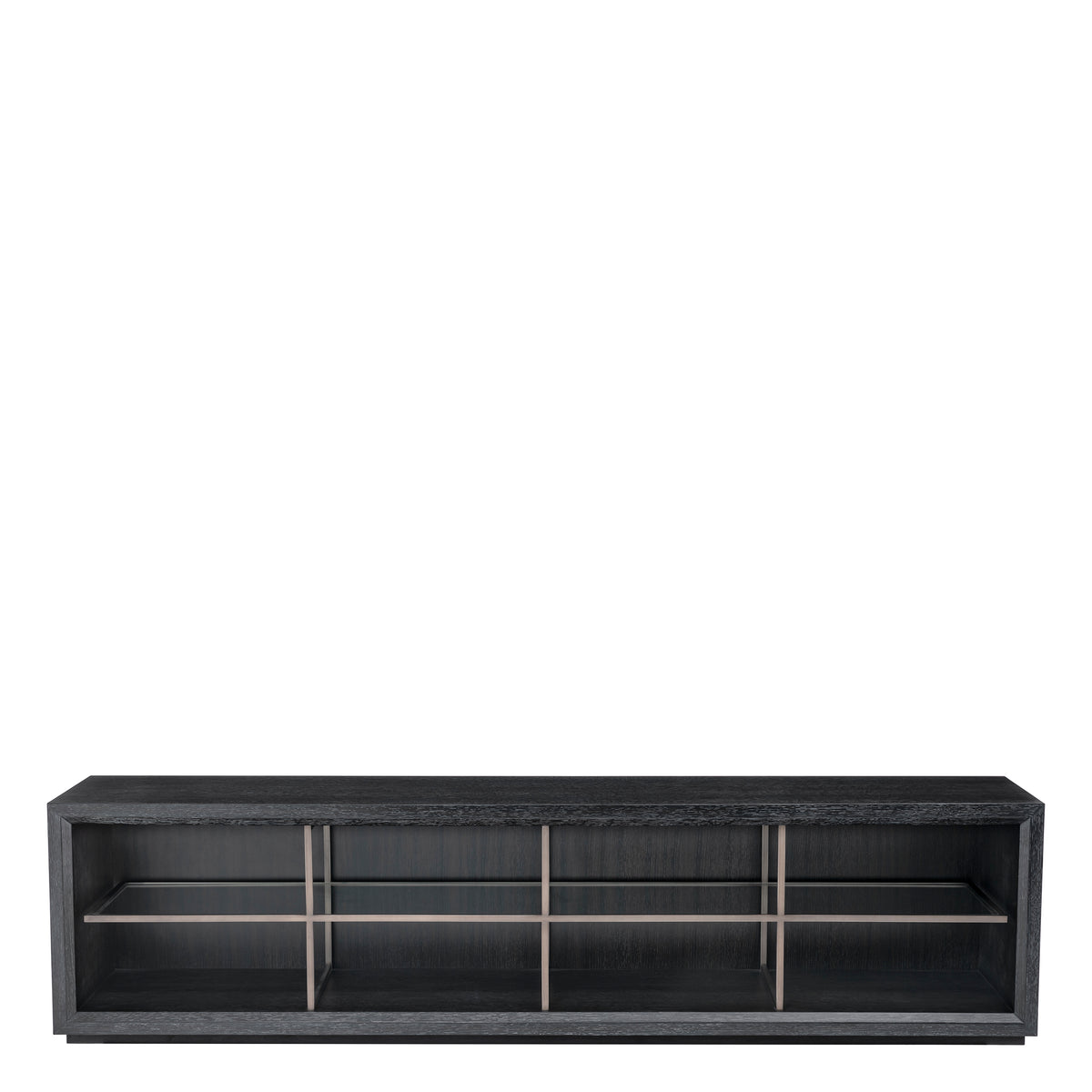 Eichholtz TV Cabinet Hennessey L charcoal grey oak veneer Bring a modern feel to your living room or entertainment space with TV Cabinet Hennessy L. Pairin
