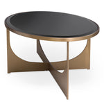 Eichholtz Coffee Table Elegance brushed brass finish Elevate your living space to new heights with the Elegance Coffee Table. Boasting a brushed brass fi