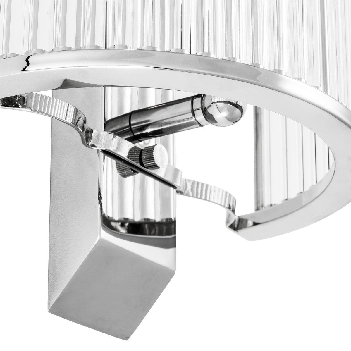 Eichholtz Wall Lamp Oakley nickel finish Channel glamour into your home décor with the Art Deco inspired Oakley Wall Lamp. By pairing vintage