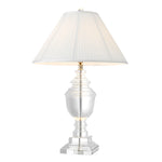 Eichholtz Table Lamp Noble Crystal incl white shade Channel timeless style into your interior space with the Noble Table Lamp. Perfect for both classic