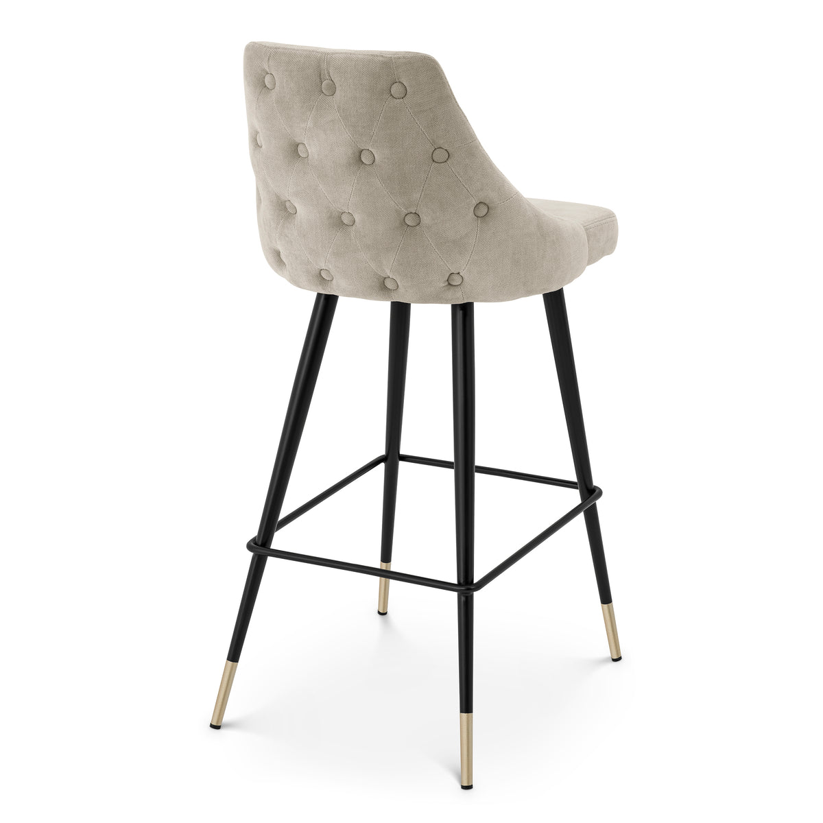 Eichholtz Bar Stool Cedro clarck sand Bring Mid-Century Modern charm into your home with the Cedro Bar Stool. Featuring a clarck sand upho
