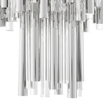 Eichholtz Chandelier Gigi L nickel finish Capture the look of pure luxury with the Gigi L Chandelier. Like a glamorous piece of jewellery, thi
