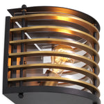 Eichholtz Outdoor Wall Lamp Logan black finish clear glass UL The Logan Wall Lamp exudes a contemporary allure that complements any home decor. With its sl