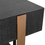 Eichholtz Console Table Nerone charcoal grey oak veneer Give your hallway or living room a real modern feel with Console Table Nerone. Supremely stylish an