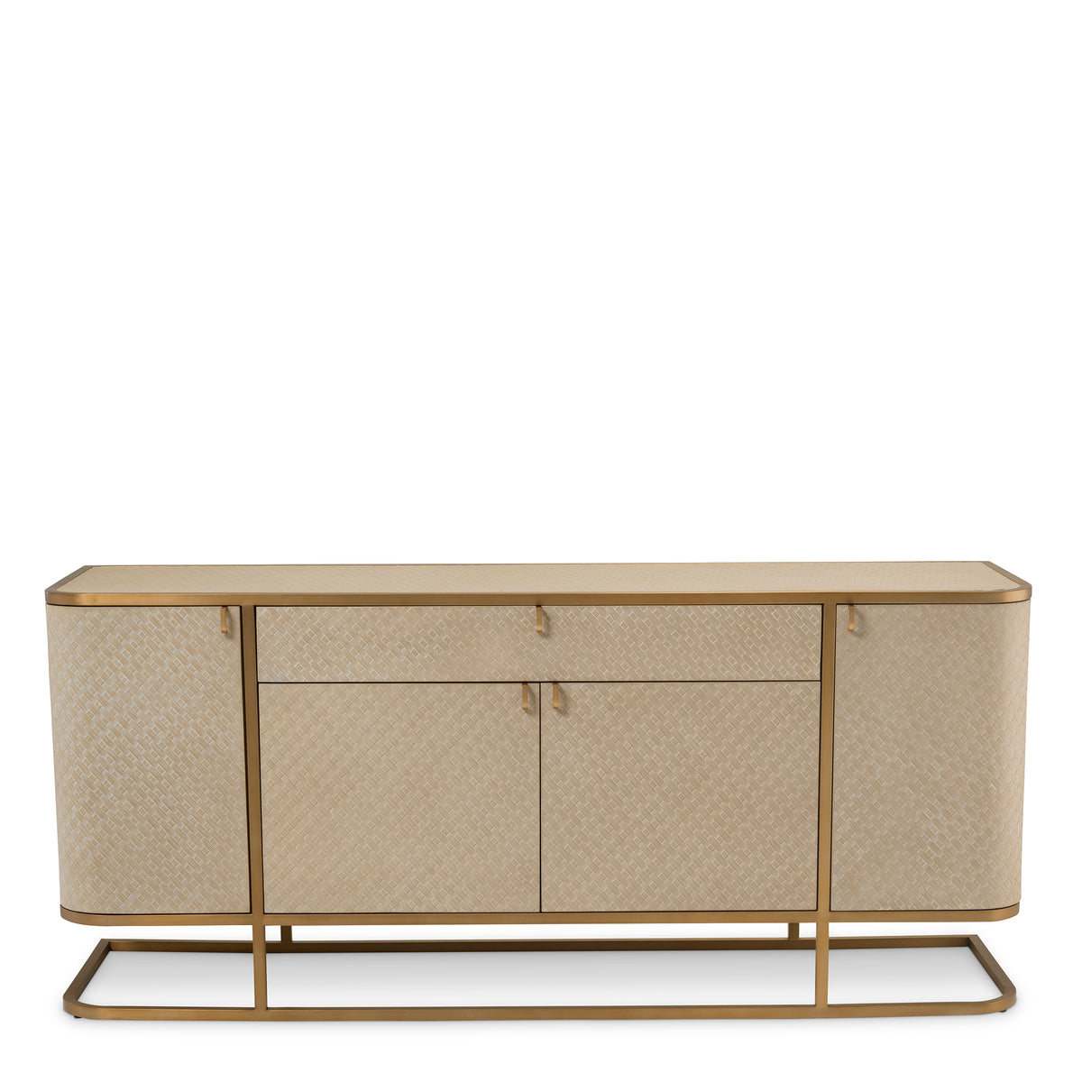 Eichholtz Dresser Napa Valley woven washed oak veneer Pairing Bauhaus style with a Mid-Century Modern look, the Napa Valley Dresser showcases a sleek brus