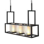 Eichholtz Chandelier Carducci black finish Radiating urban sophistication, the Carducci chandelier with black alabaster look pairs geometric de