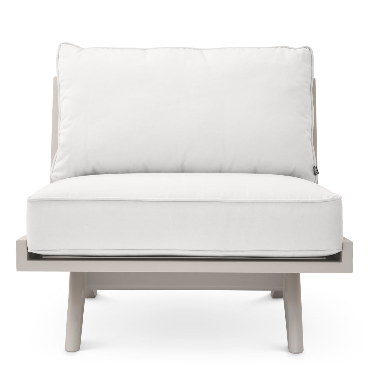 Eichholtz Outdoor Chair Lomax sand sunbrella canvas The Lomax Chair is fitted for a variety of outdoor scenarios, ranging from beach clubs and exotic re