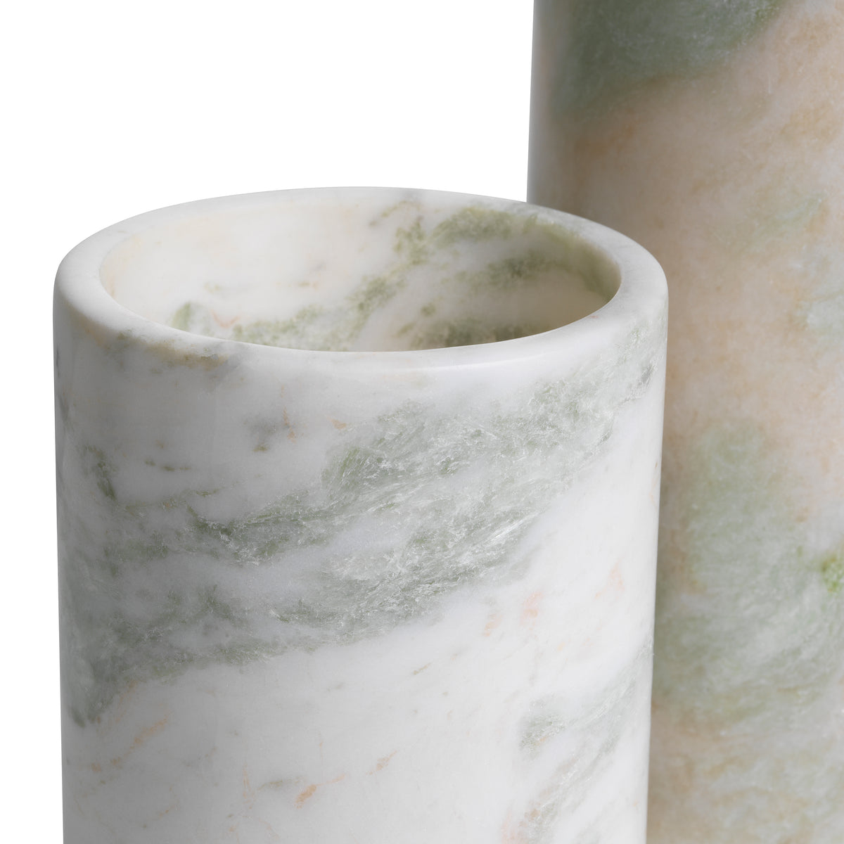 Eichholtz Tealight Holder Leonidas green onyx set of 3 Transform a table vignette with the Tealight Holder Leonidas green onyx set of 3, a trio of sculptur - 6