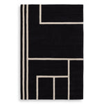 Eichholtz Rug Omar black off-white 300 x 400 cm Carpet Omar 300 x 400 is created with a pure New Zealand wool pile to ensure lasting quality and ult