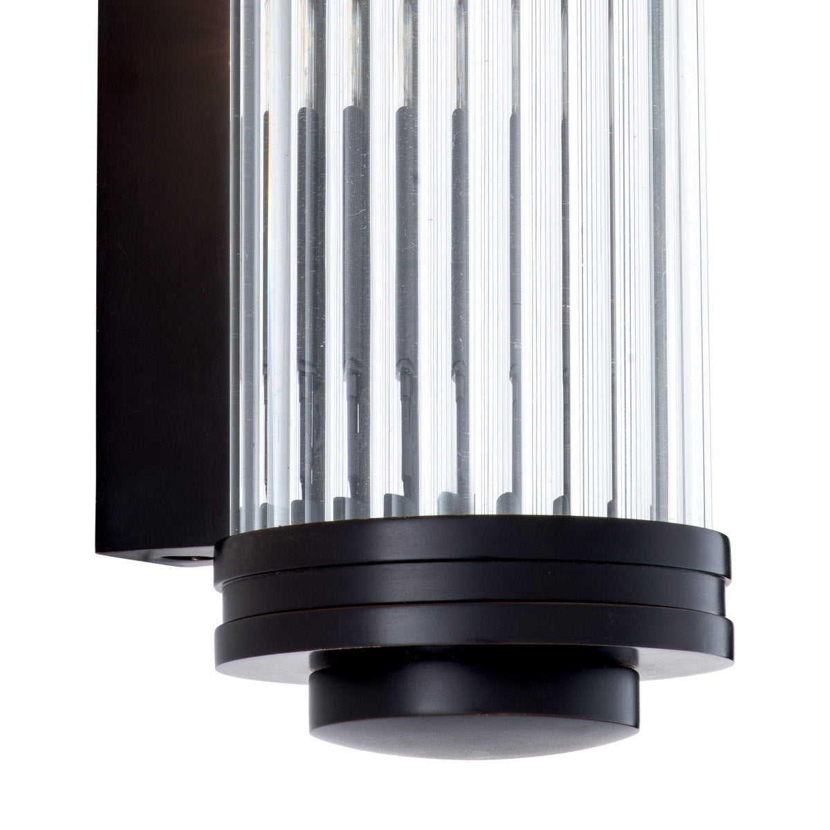 Wall Lamp Gascogne L Bronze finish | clear glass Lighting 110495UL 4