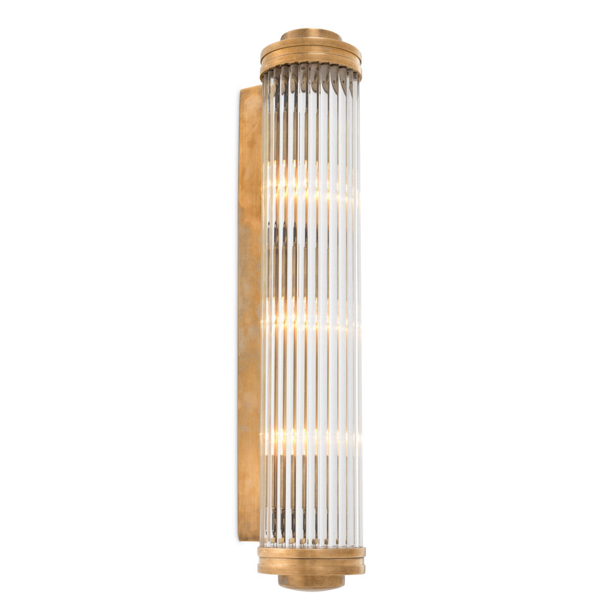 Wall Lamp Gascogne XL Vintage brass finish | clear glass Lighting 112420UL 2