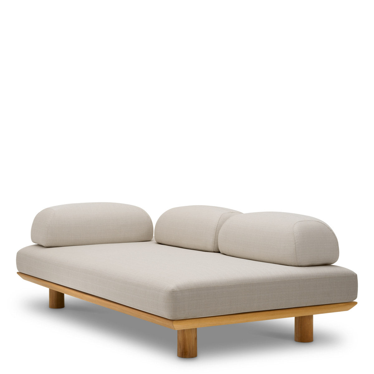 Outdoor Sofa Nomade Natural teak | lucio sand 100% solution-dyed acrylic Outdoor 116997 2