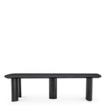 Lifestyle angle of Dining Table Bergman L with refined Charcoal Grey Oak Veneer tones (Image 8)