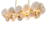 Chandelier Hyde Vintage brass finish | handmade glass Lighting 118358UL 2
