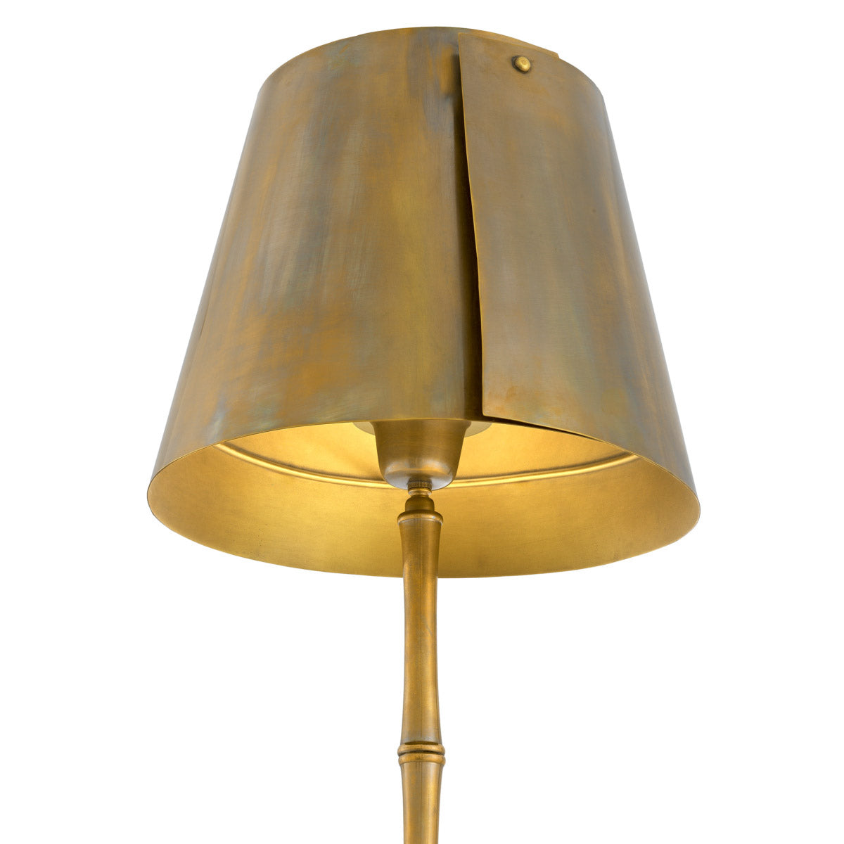 Floor Lamp Seraphina Vintage brass finish | black granite base Lighting 118941UL 4