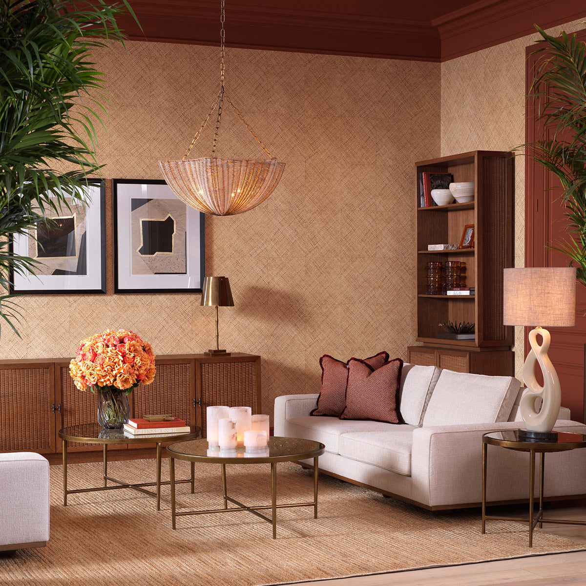 Table Lamp Seraphina Vintage brass finish Lighting 118995UL 3