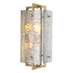 Wall Lamp Solara Vintage brass finish | handmade glass Lighting 119114UL 2