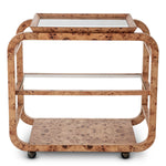 Trolley Mayfair by Eichholtz in a styled setting — Light Brown Mappa Burl Veneer (Image 4)