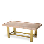 Coffee Table Adrian Pink glaze | antique brass finish Tables 119195 2