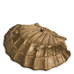 Bowl Seashell by Eichholtz in a styled setting — Vintage Brass (Image 4)