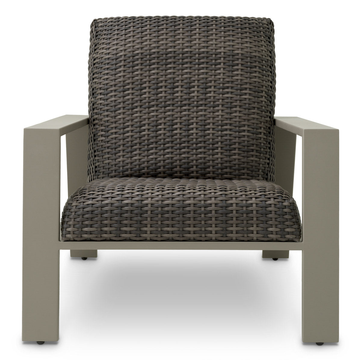 Outdoor Chair Belle Vue Grey finish | grey faux rattan Outdoor 119228 4