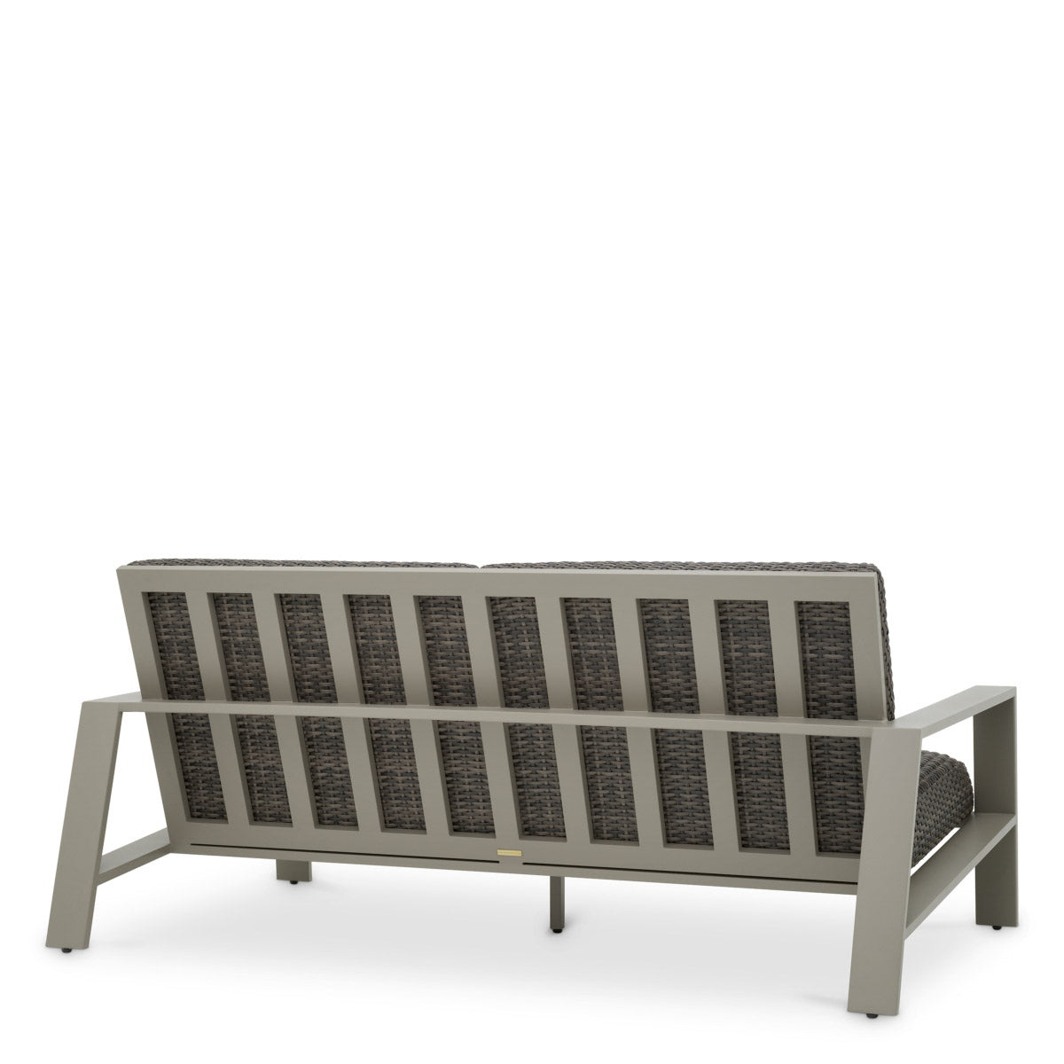 Outdoor Sofa Belle Vue Grey finish | grey faux rattan Outdoor 119229 6