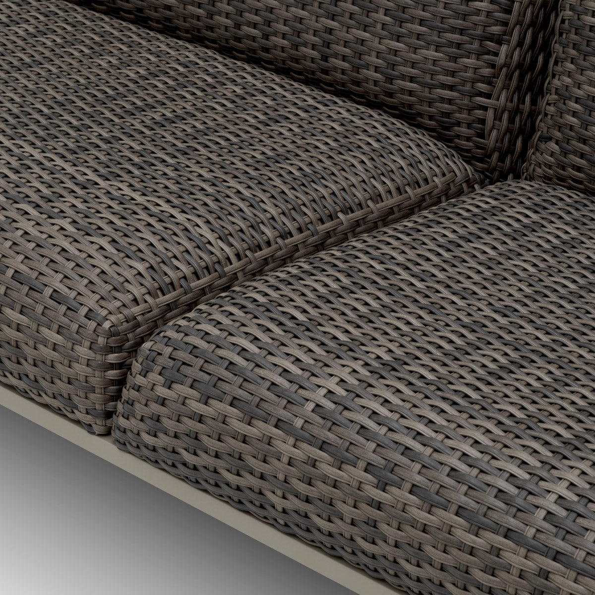 Outdoor Sofa Belle Vue Grey finish | grey faux rattan Outdoor 119229 7
