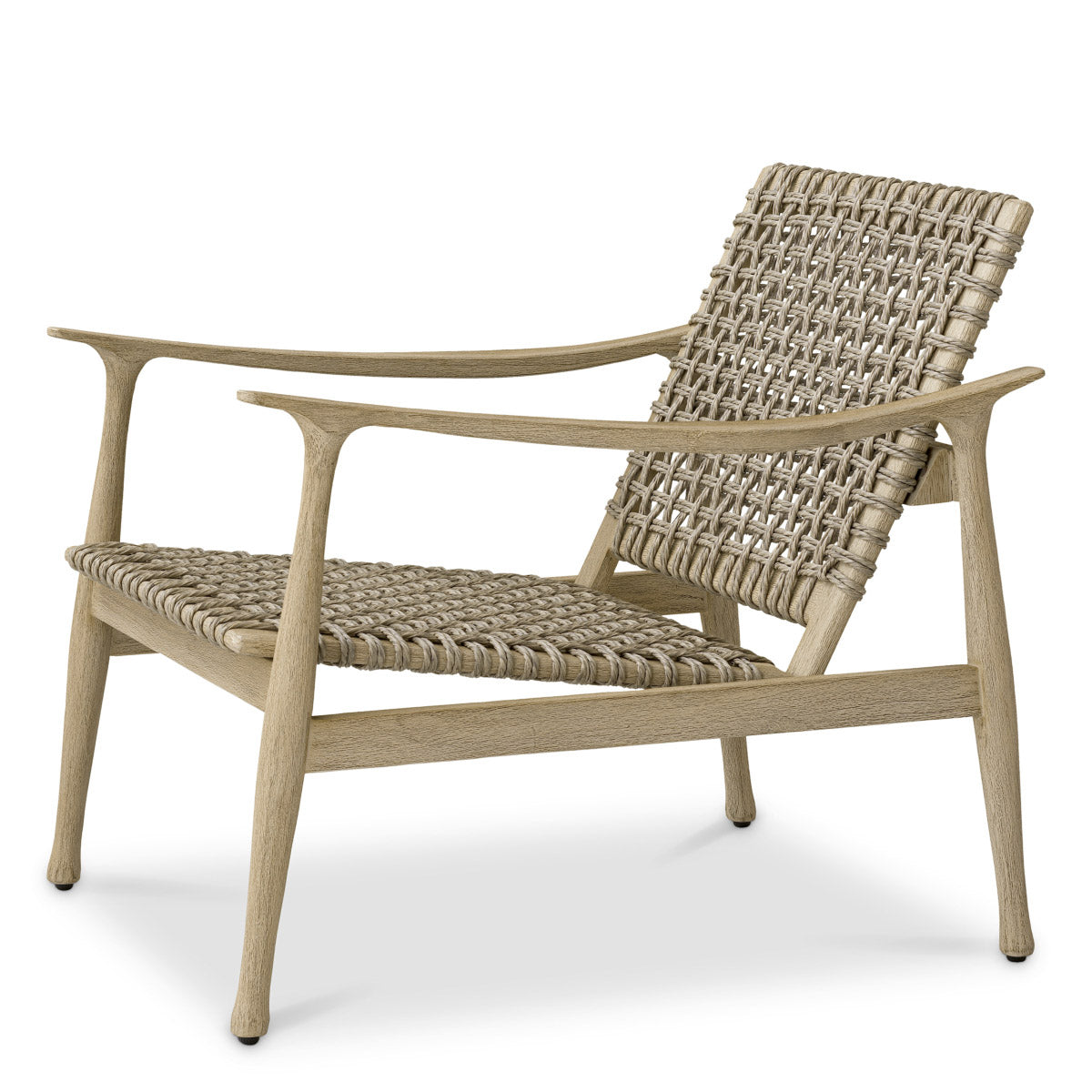 Outdoor Chair Manzo Aged teak | greige rope Outdoor 119230 6