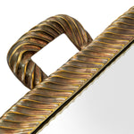 Detail shot of Tray Montmartre craftsmanship — Brass, Glass accents (Image 5)