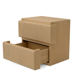 Nightstand Colston Natural oak veneer Cabinets 119277 6