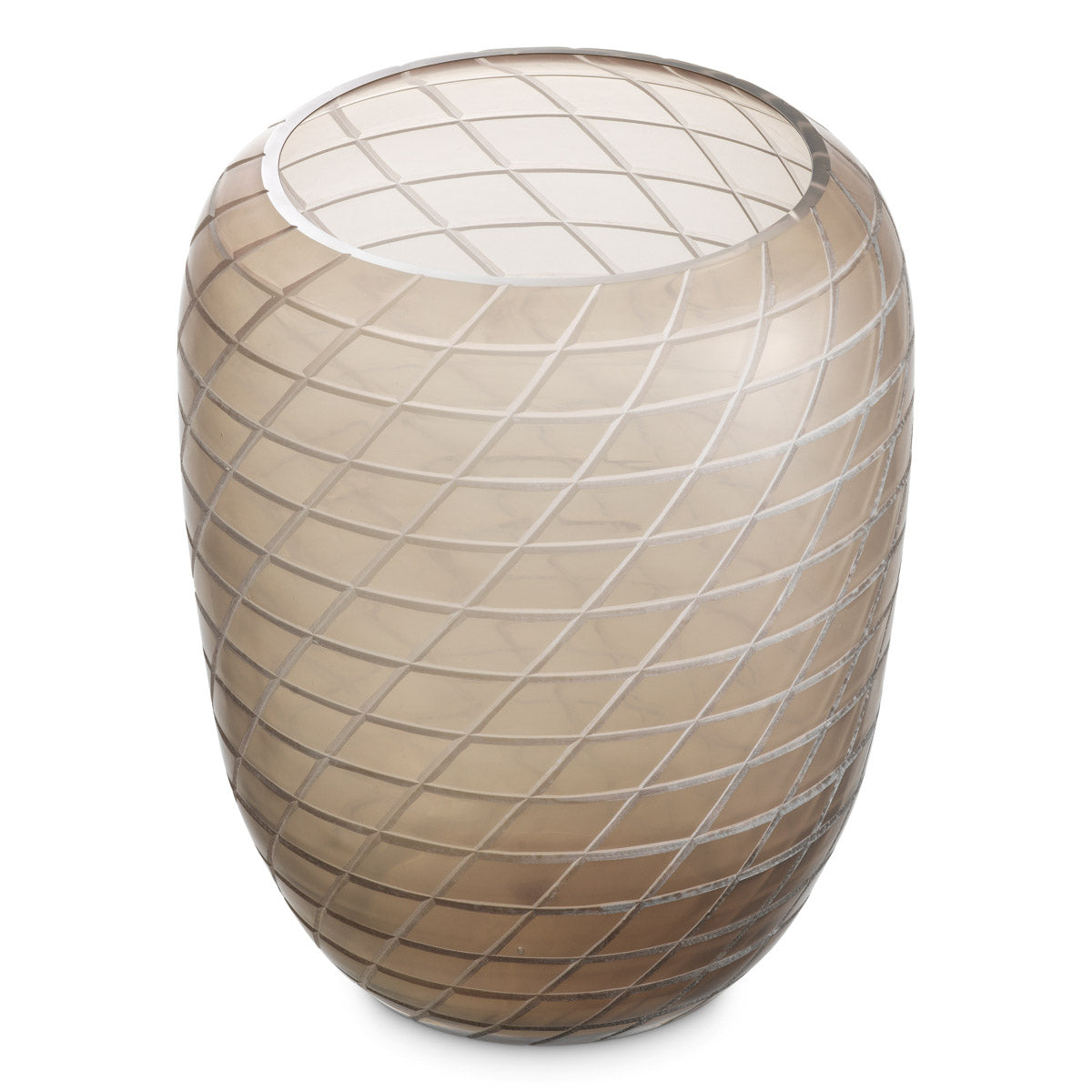 Vase Tarano L Recycled sand color glass | handblown Accessories 119310 4