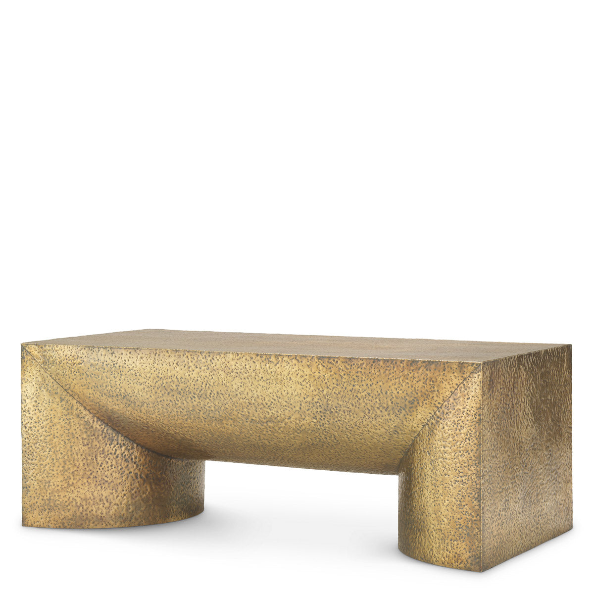 Eichholtz Coffee Table Drayton — Hammered Vintage Brass hero image (Image 1)