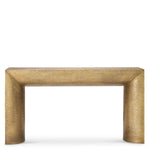 Close-up of Console Table Drayton highlighting Brass and Hammered Vintage Brass (Image 2)