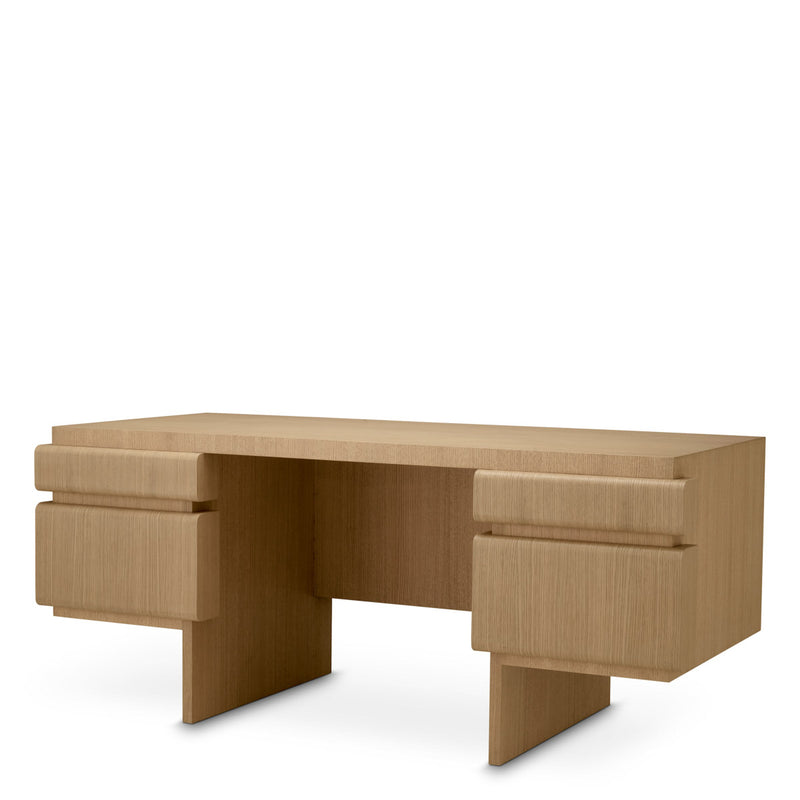 Desk Colston Natural oak veneer Tables 119323 2