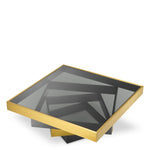 Coffee Table Zamora Brushed brass finish | bronze finish | smoke glass Tables 119373 3