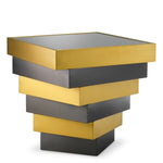 Side Table Zamora Brushed brass finish | bronze finish | smoke glass Tables 119374 2