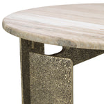 Detail shot of Dining Table Bodega Round craftsmanship — Brass, Marble accents (Image 5)