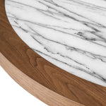 Dining Table Presedio Walnut veneer | biano lilac marble Tables 119386 5
