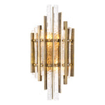 Wall Lamp Leonora Vintage brass finish | handmade glass Lighting 119393UL 2