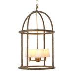 Eichholtz Pendant Montrose — Vintage Brass, White Shades hero image (Image 1)